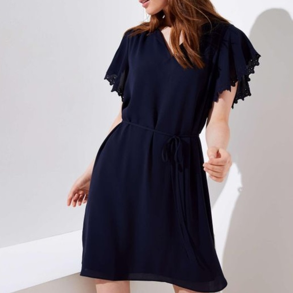 LOFT Dresses & Skirts - Loft Navy Blue Work Dress